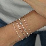 Paperclip Chain Bracelet | Medium Sterling Silver