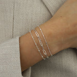 Paperclip Chain Bracelet | Medium Sterling Silver