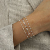 Paperclip Chain Bracelet | Medium Sterling Silver