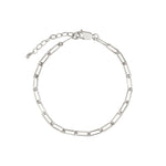 Paperclip Chain Bracelet | Medium Sterling Silver