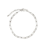 Paperclip Chain Bracelet | Medium Sterling Silver