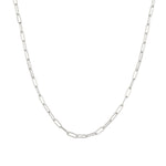 Paperclip Chain Necklace | Medium Sterling Silver / 16