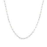 Paperclip Chain Necklace | Medium Sterling Silver / 16