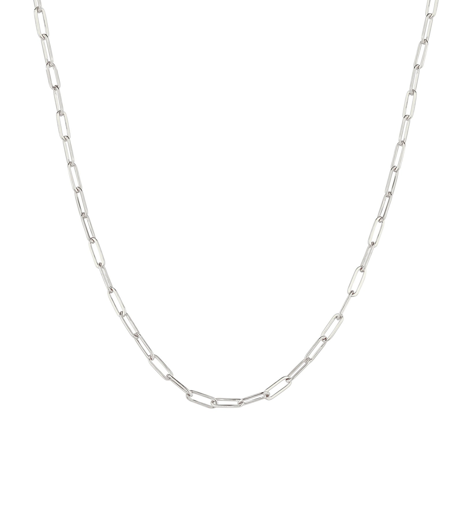 Paperclip Chain Necklace | Medium Sterling Silver / 16