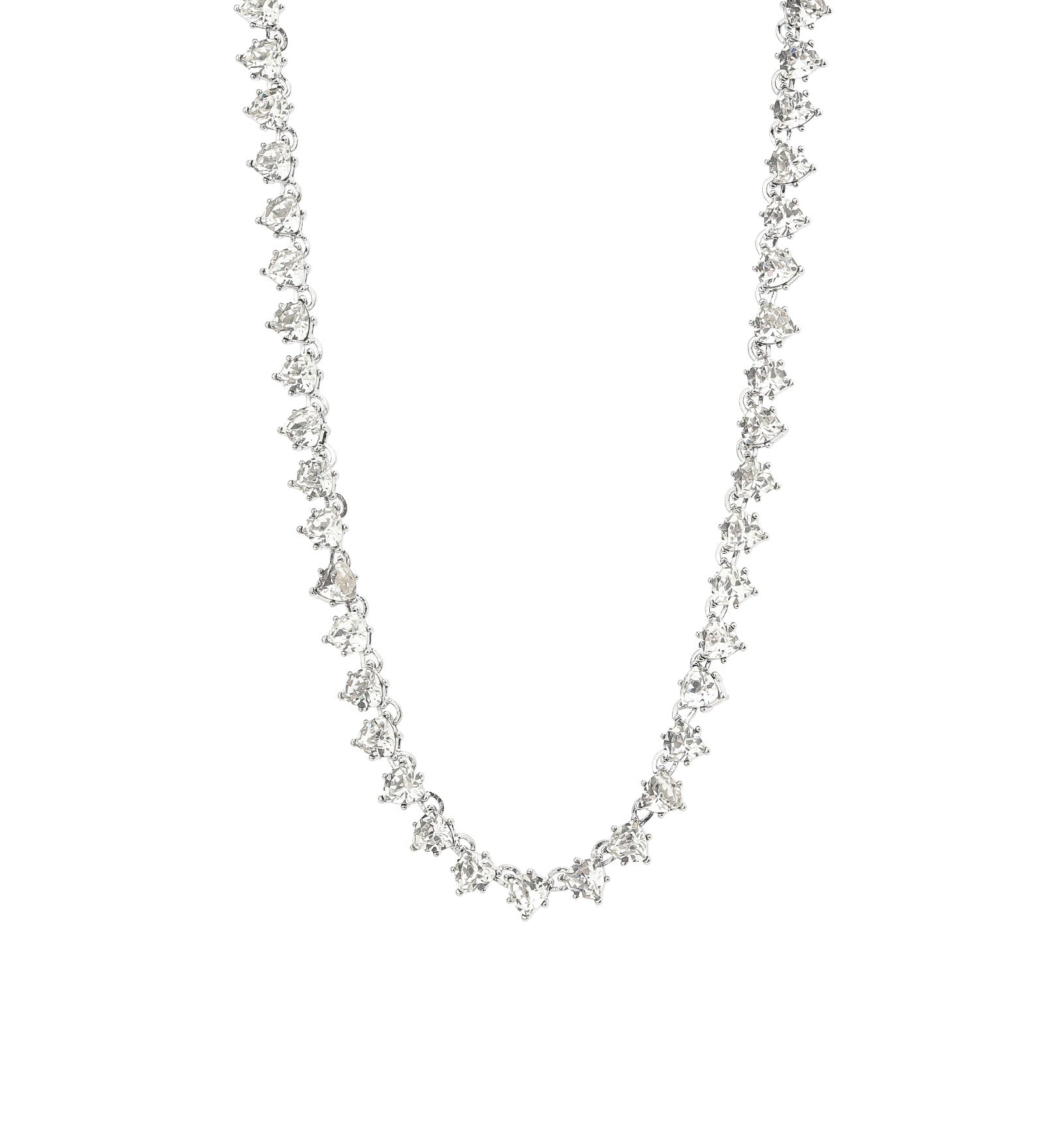 Sivan Necklace Silver Tone, Cubic Zirconia