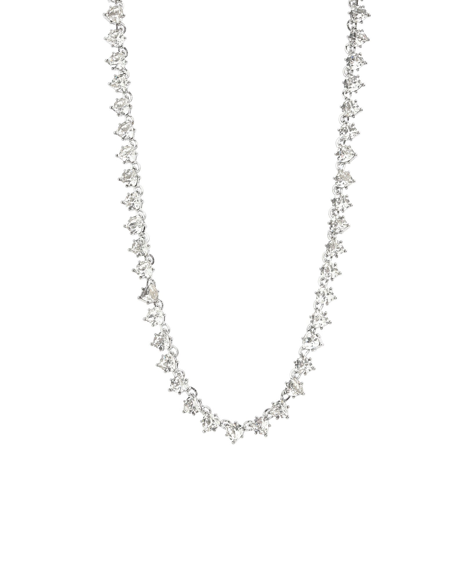 Sivan Necklace Silver Tone, Cubic Zirconia