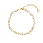 Amara Bracelet 14K Gold Plated, Cubic Zirconia