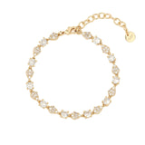 Amara Bracelet 14K Gold Plated, Cubic Zirconia