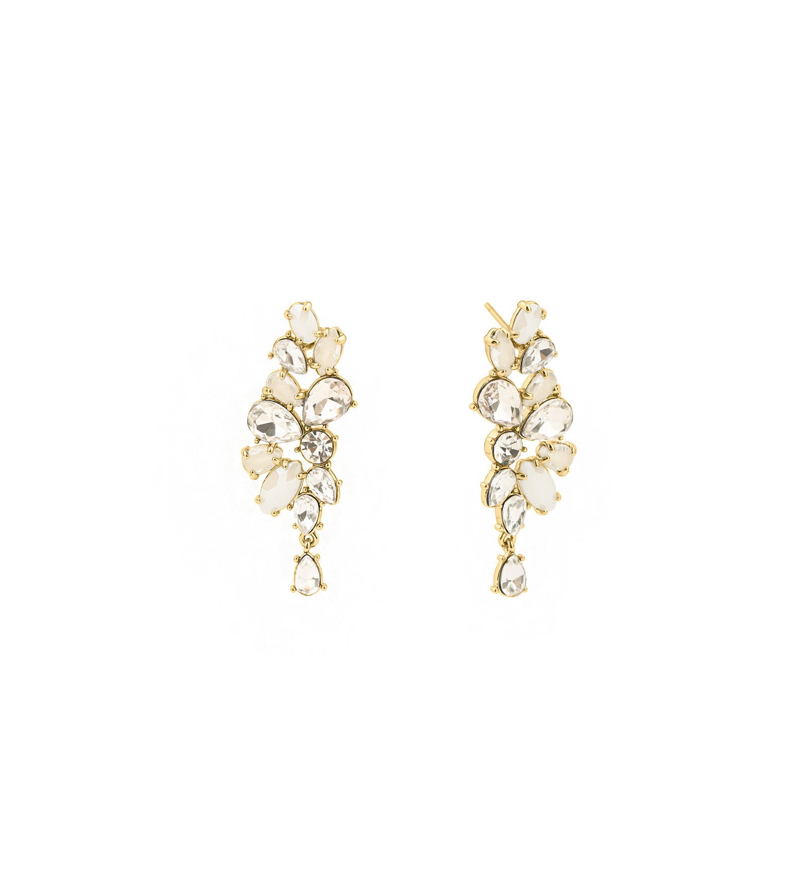 Olive & Piper-Fallon Drops-Earrings-14K Gold Plated, Glass Crystals-Blue Ruby Jewellery-Vancouver Canada