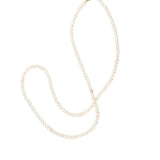 28" Pearl Necklace 14k Gold Filled, 14k Gold Vermeil