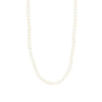 28" Pearl Necklace 14k Gold Filled, 14k Gold Vermeil