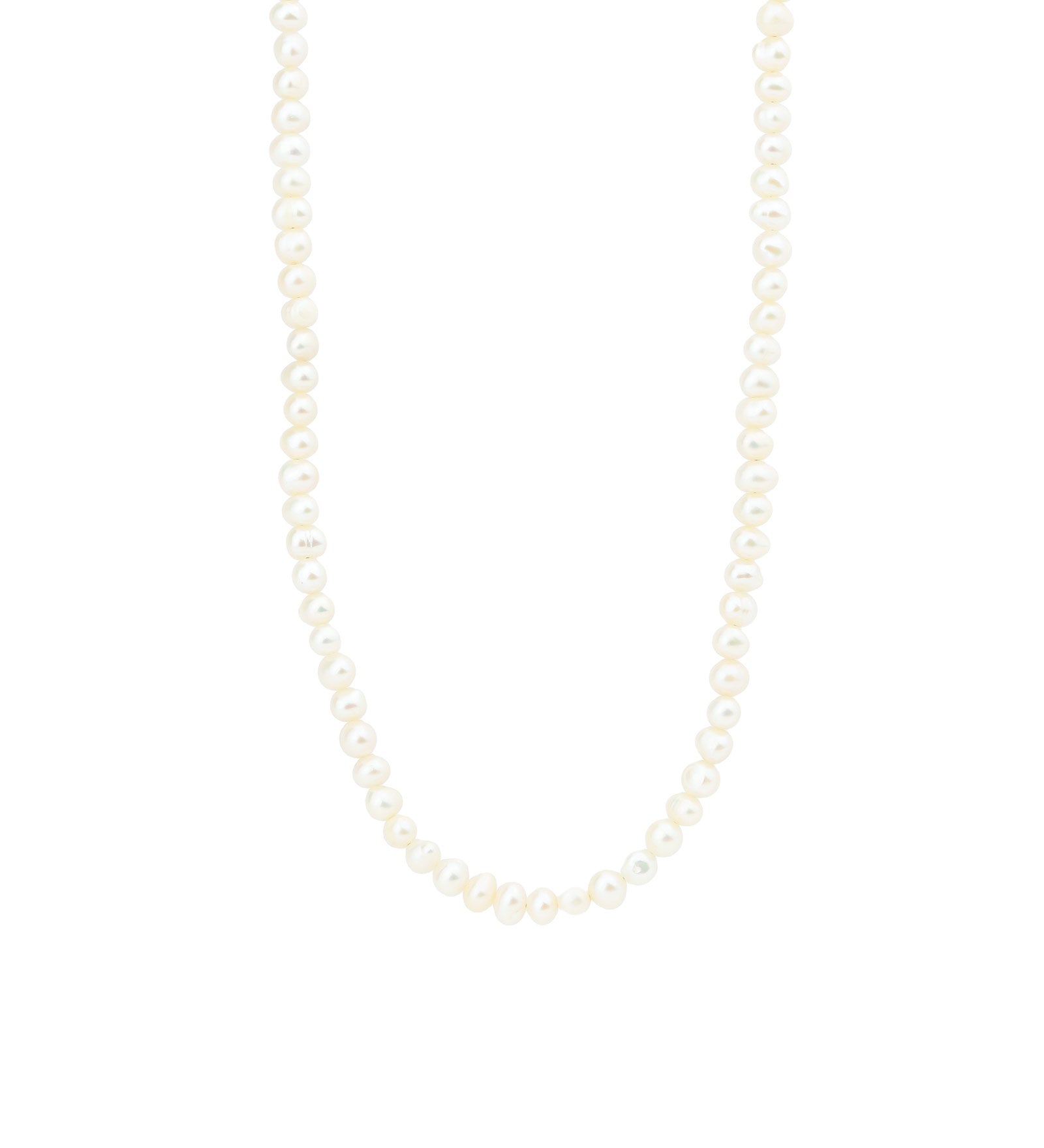 28" Pearl Necklace 14k Gold Filled, 14k Gold Vermeil