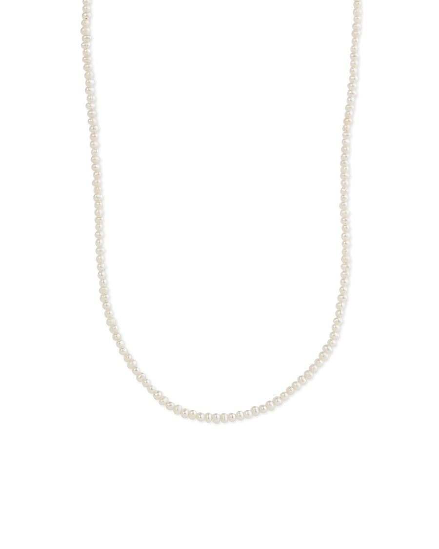 2.5mm Pearl Necklace 14k Gold Filled, White Pearl