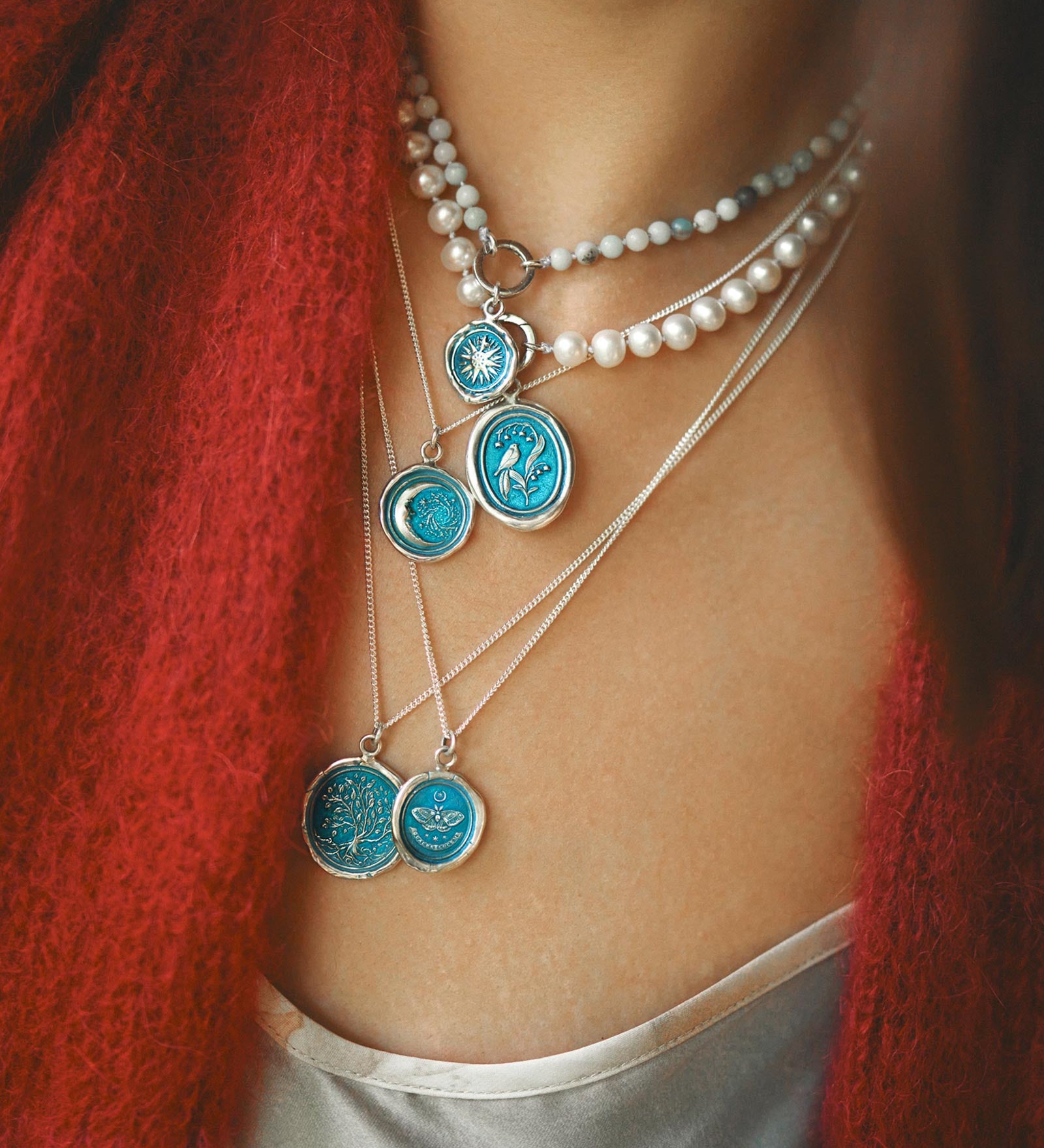 Pyrrha-Fine Curb Chain-Necklaces-Blue Ruby Jewellery-Vancouver Canada