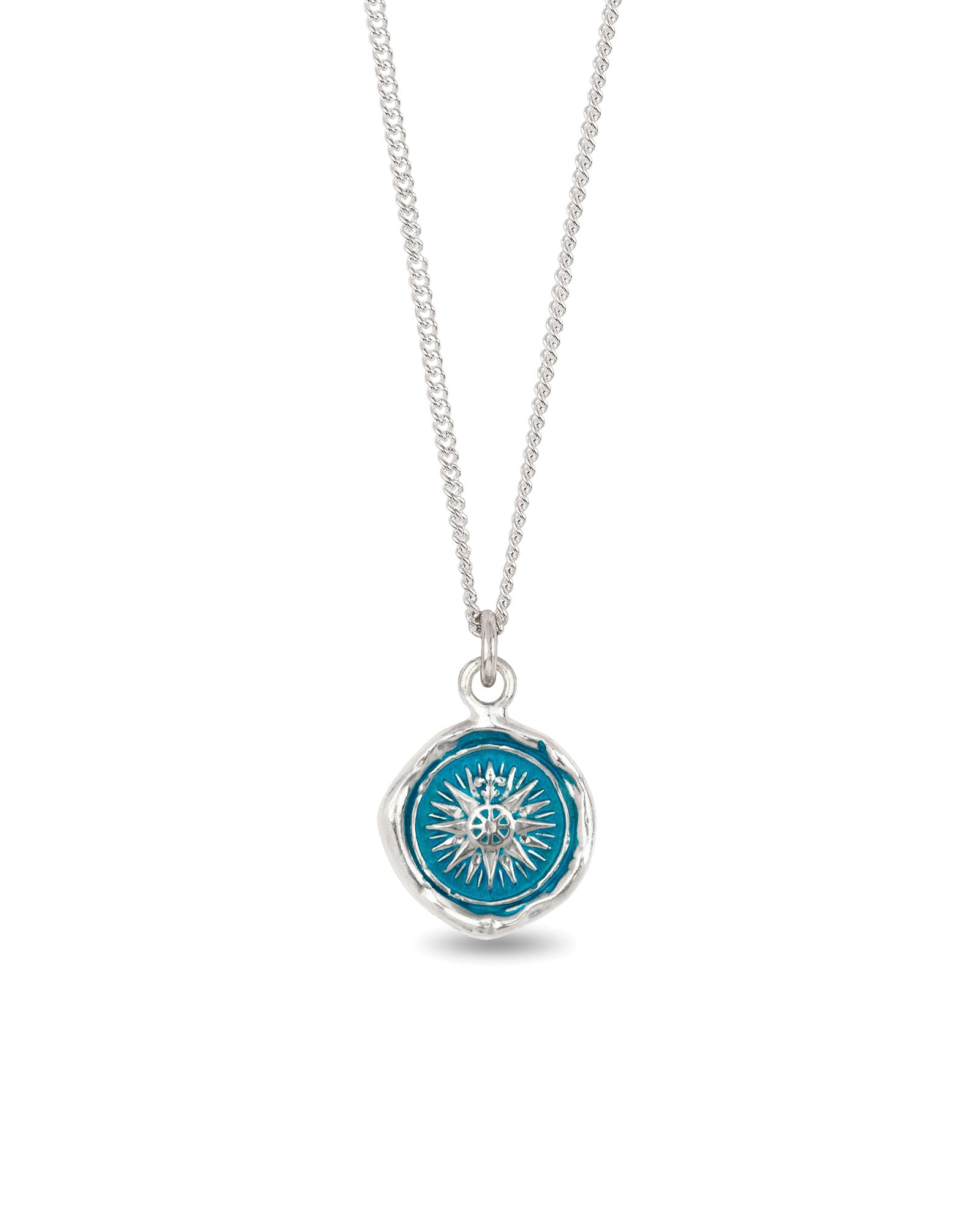 Pyrrha-Direction Necklace | Capri Blue-Necklaces-Blue Ruby Jewellery-Vancouver Canada