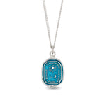 Pyrrha-Everything For You Talisman | True Colours-Necklaces-Sterling Silver, Ceramic Blue-Blue Ruby Jewellery-Vancouver Canada