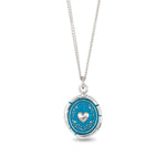 Pyrrha-Self Love Necklace | Capri Blue-Necklaces-Blue Ruby Jewellery-Vancouver Canada