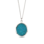 We Are Stardust Talisman | Capri Blue Sterling Silver, White Pearl