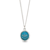 Pyrrha-Seek The Light Necklace | Capri Blue-Necklaces-Blue Ruby Jewellery-Vancouver Canada