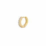 Cz Huggie | 11mm 14k Gold Vermeil, Cubic Zirconia