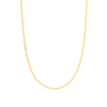 Quiet Icon-Flat Mariner Chain Necklace-Necklaces-14k Gold Vermeil-Blue Ruby Jewellery-Vancouver Canada