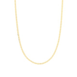 Quiet Icon-Flat Mariner Chain Necklace-Necklaces-14k Gold Vermeil-Blue Ruby Jewellery-Vancouver Canada