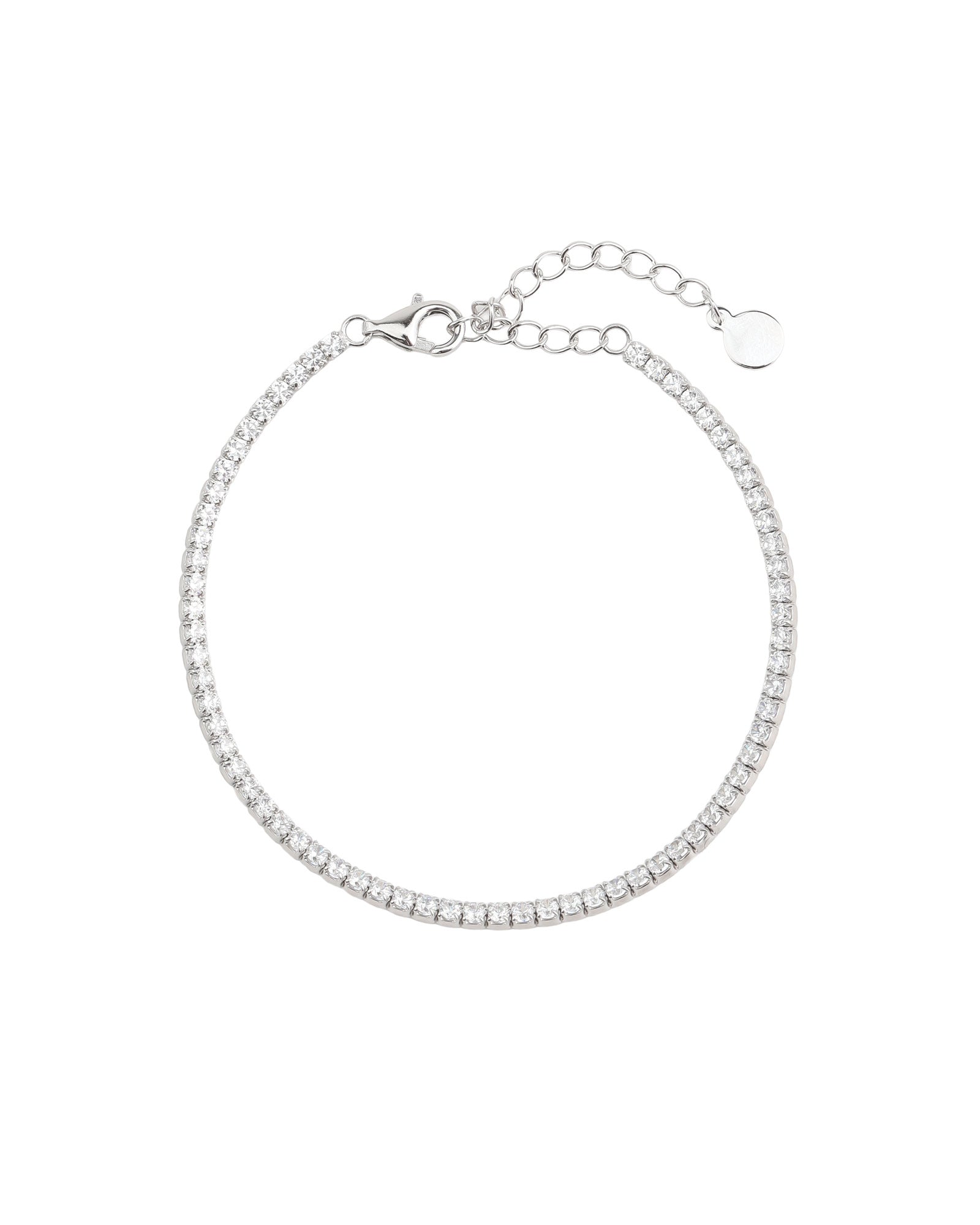 CZ Tennis Bracelet | 2mm 14k Gold Vermeil, Cubic Zirconia