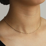 Twist Chain Necklace 14k Gold Vermeil