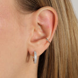 Quiet Icon-Thin Ear Cuff-Earrings-Blue Ruby Jewellery-Vancouver Canada