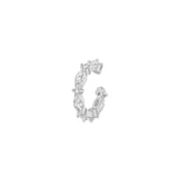 Multi Marquise Ear Cuff Sterling Silver, Cubic Zirconia