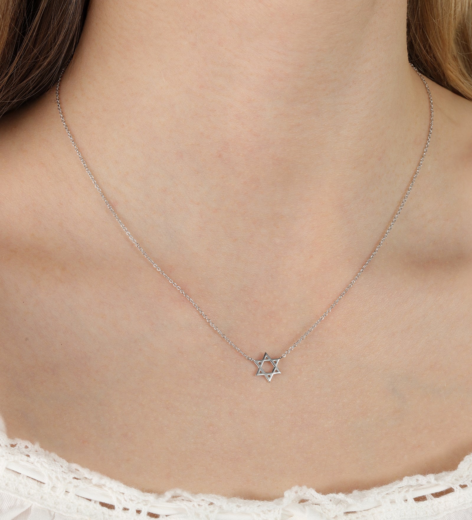 Quiet Icon-Star of David Necklace-Necklaces-Blue Ruby Jewellery-Vancouver Canada