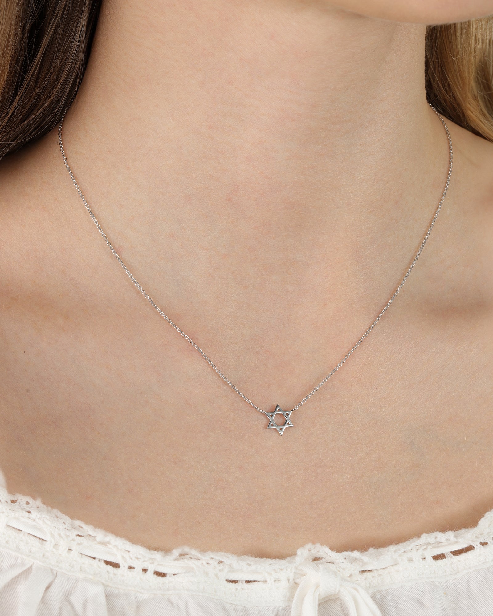 Quiet Icon-Star of David Necklace-Necklaces-Blue Ruby Jewellery-Vancouver Canada