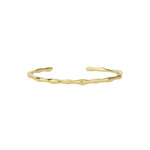 Wavy Organic Cuff 14k Gold Vermeil