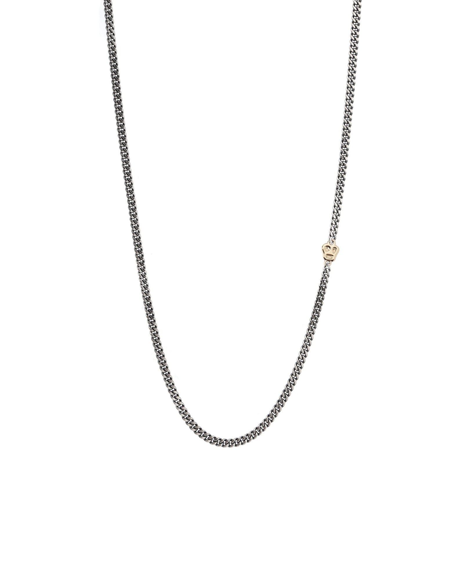 Scosha Mens-Endless Chain-Necklaces-Sterling Silver, 14k Yellow Gold-Blue Ruby Jewellery-Vancouver Canada