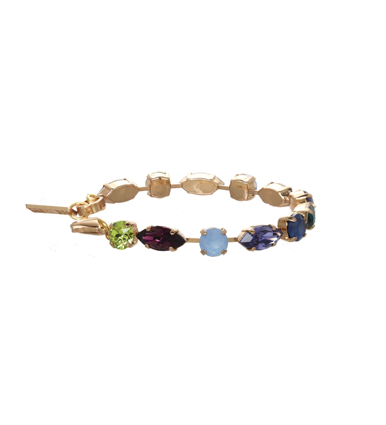 Camren Bracelet Gold Plated, Berry Mix Crystal