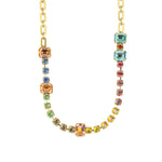 Aaralyn Mini Necklace Gold Plated, Warermelon Crystal