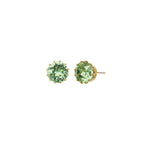 Chrisley Studs Gold Plated, Peridot Crystal