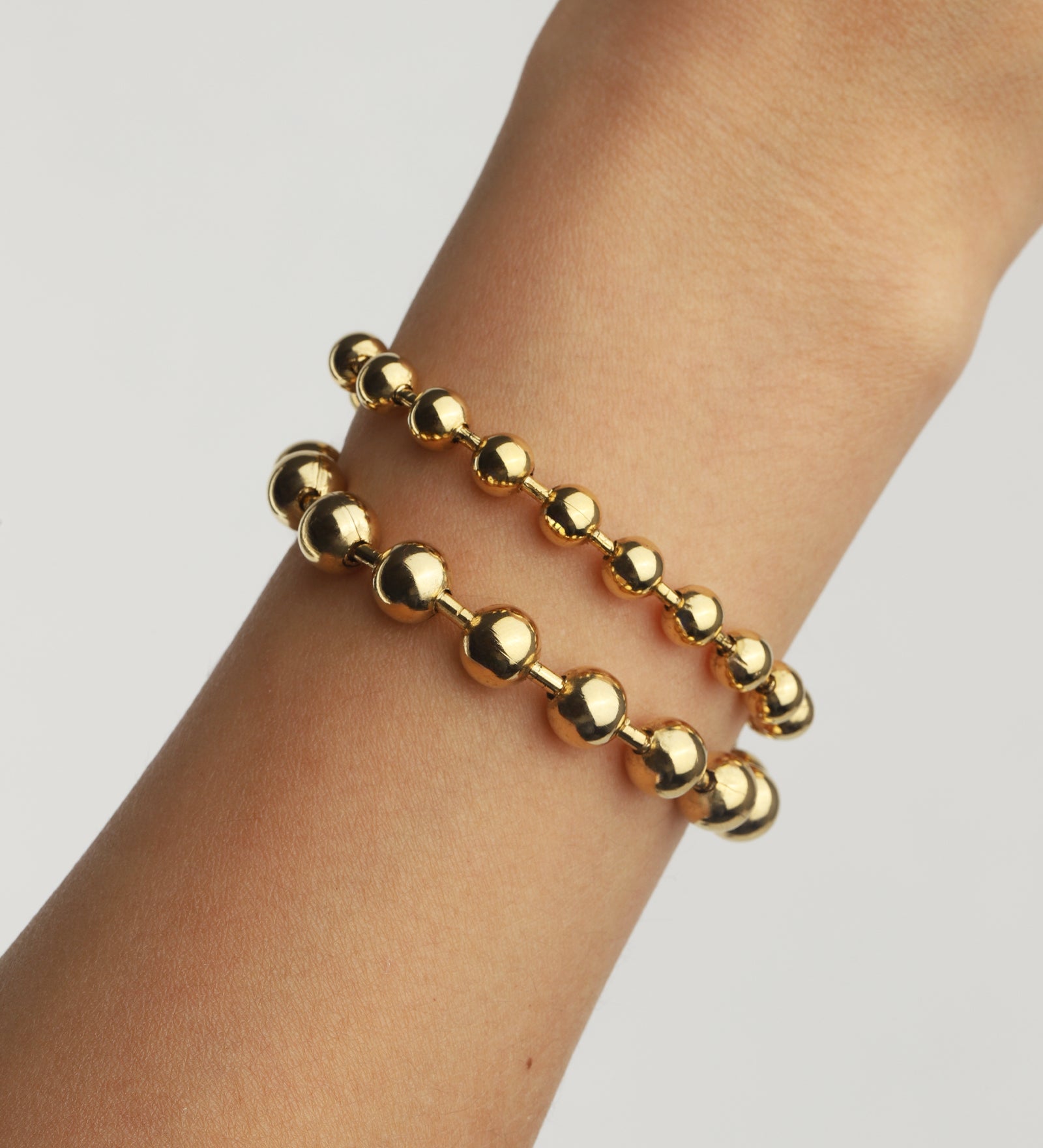 Radmilla Bracelet | 6mm Antique Gold-plated Brass