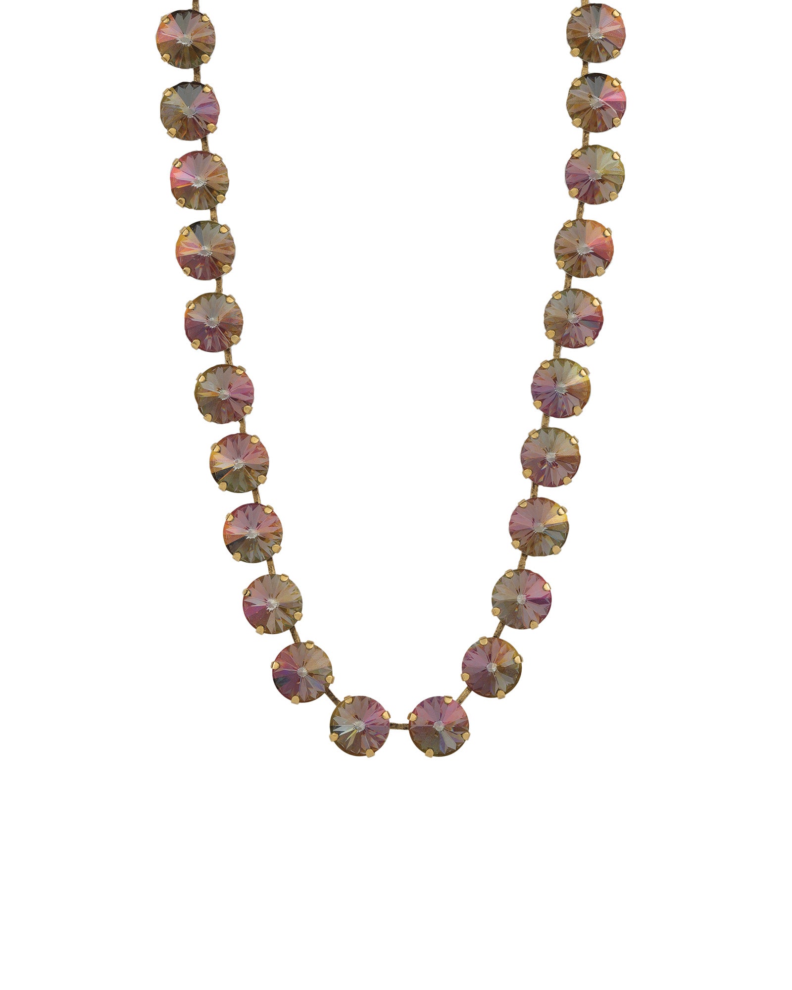 Sofia Necklace 14k Gold Plated, Starlight Crystal