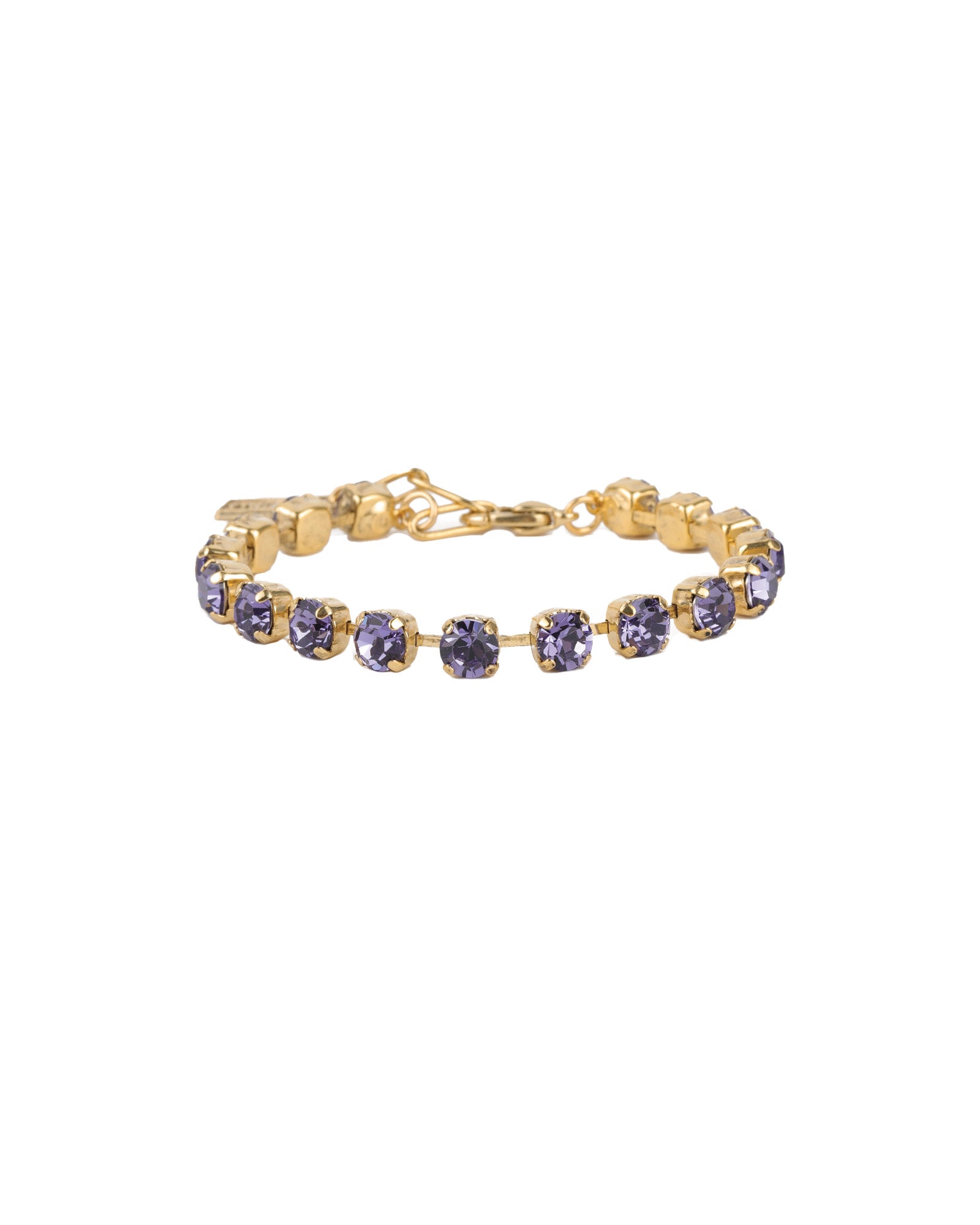 Sarina Bracelet 14k Gold Plated, Tanzanite Crystal