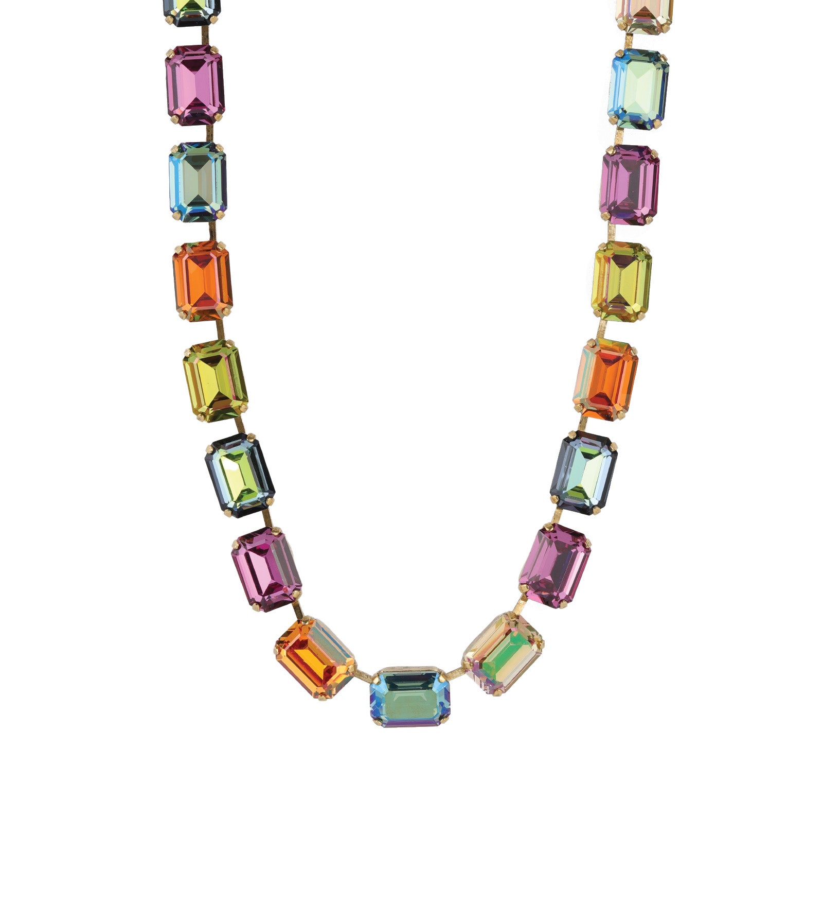 Jabari Necklace 14k Gold Plated, Bohemian Wonderland Crystal