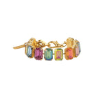 Erina Bracelet 14k Gold Plated, Bohemian Wonderland Crystal