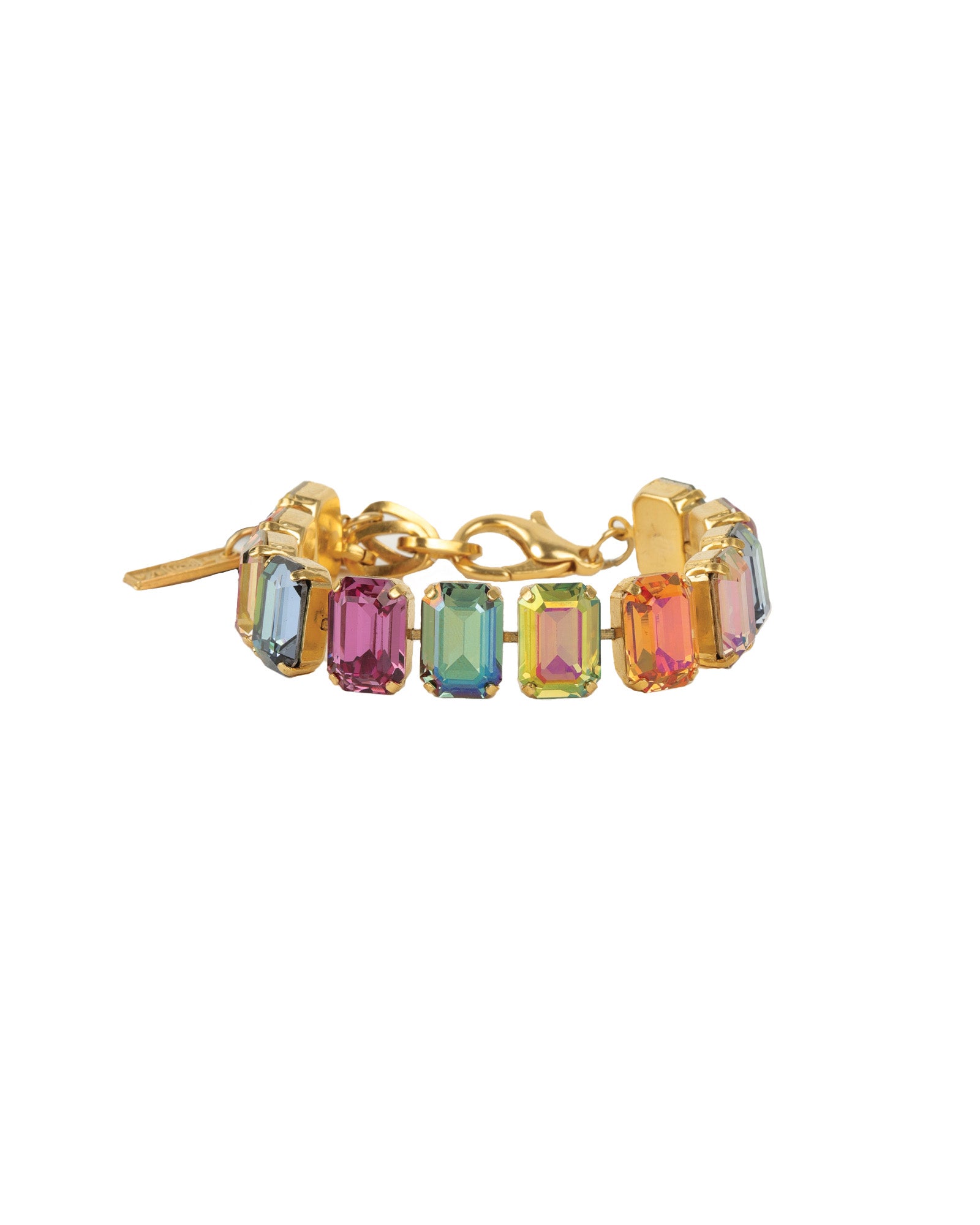 Erina Bracelet 14k Gold Plated, Bohemian Wonderland Crystal