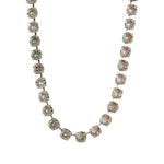 TOVA-Oakland Necklace-Necklaces-Silver Plated, Starlight Crystal-Blue Ruby Jewellery-Vancouver Canada