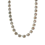 TOVA-Oakland Necklace-Necklaces-Silver Plated, Starlight Crystal-Blue Ruby Jewellery-Vancouver Canada