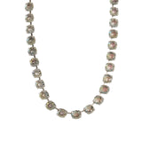 TOVA-Oakland Necklace-Necklaces-Silver Plated, Starlight Crystal-Blue Ruby Jewellery-Vancouver Canada