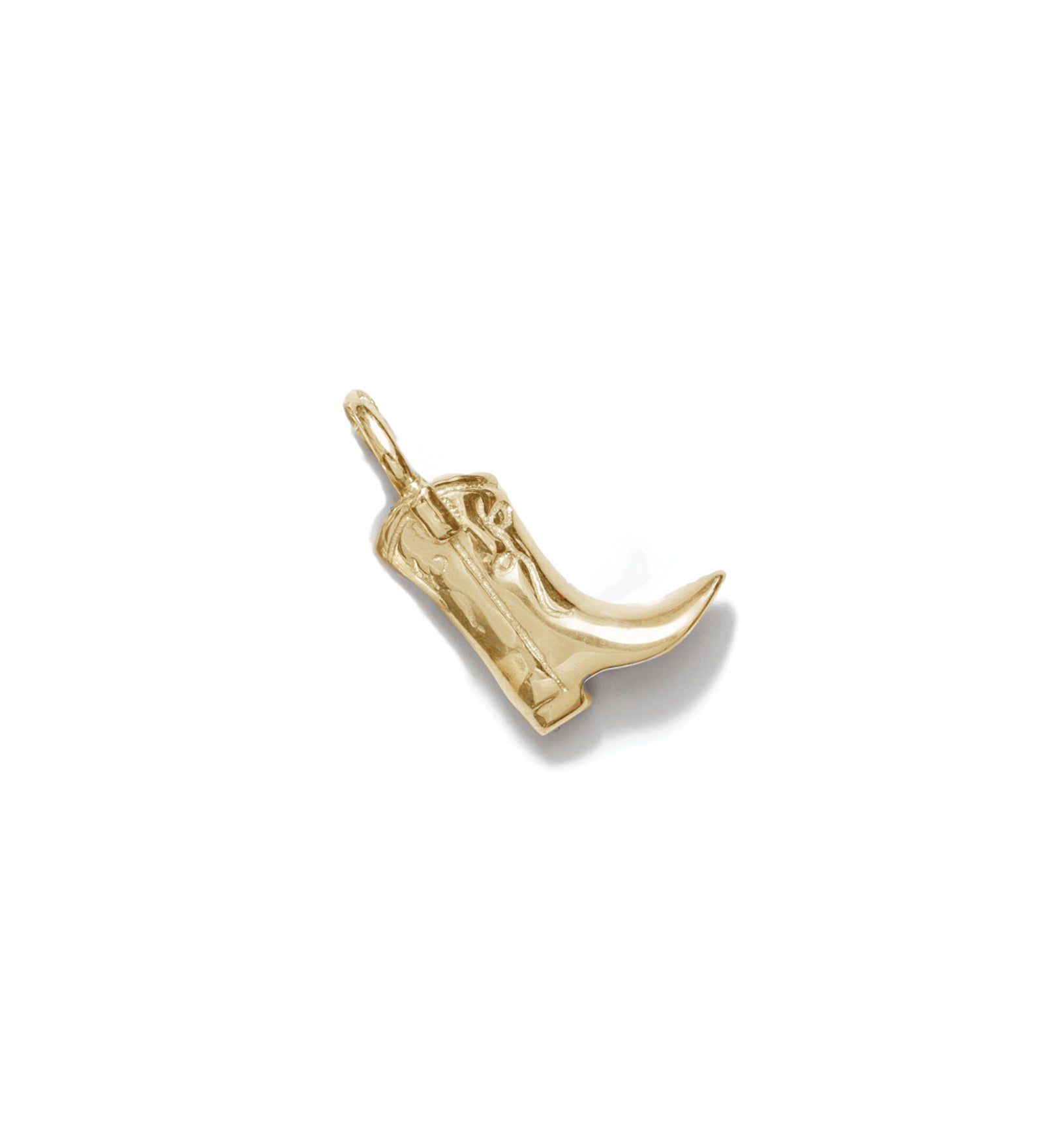 Mini  Cowboy Charm 14k Gold Plated