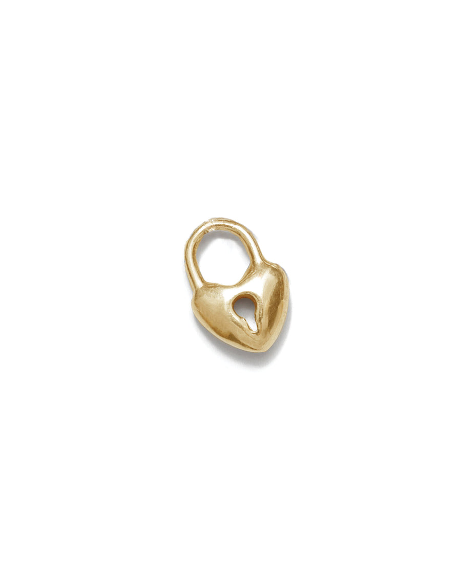 Mini Heartlock Charm 14k Gold Plated