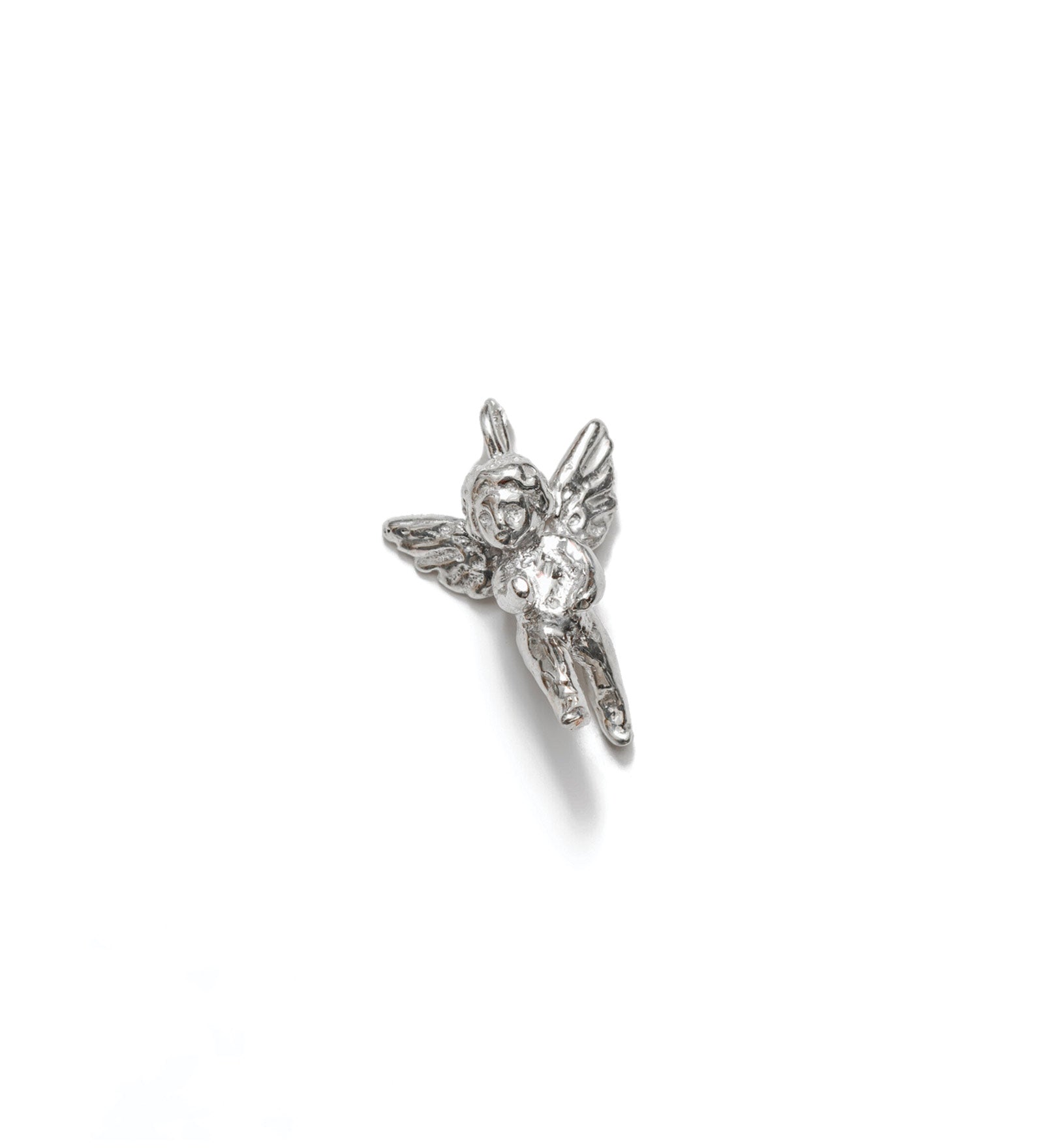 Mini Cherub Charm Sterling Silver