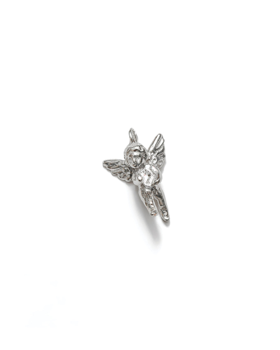 Mini Cherub Charm Sterling Silver